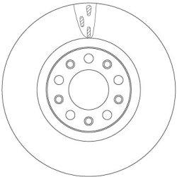 Brake Disc TRW DF6590S OE Ref 50532930