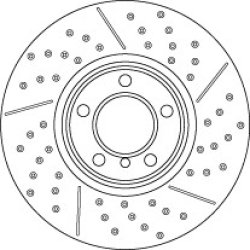 Brake Disc TRW DF6604S OE Ref 6 797 602