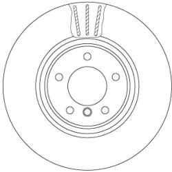 Brake Disc TRW DF6609S OE Ref 6 778 647