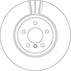 Brake Disc TRW DF6610S OE Ref 34206894381