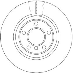 Brake Disc TRW DF6616S OE Ref 6 794 429