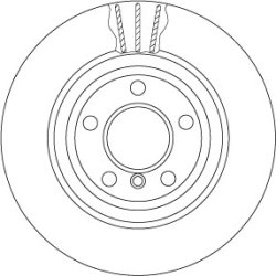 Brake Disc TRW DF6617S OE Ref 34216775287