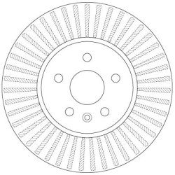 Brake Disc TRW DF6629 OE Ref 13502059
