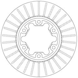 Brake Disc TRW DF6630 OE Ref SE34-33-25X