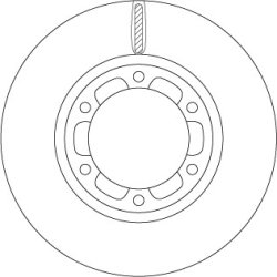 Brake Disc TRW DF6640S OE Ref MK326334