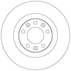 Brake Disc TRW DF6667 OE Ref 16 095 830 80