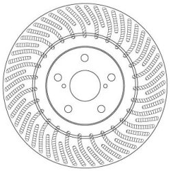 Brake Disc TRW DF6692S OE Ref 43516-30040