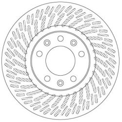 Brake Disc TRW DF6698 OE Ref 98 039 181 80