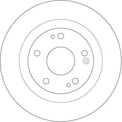 Brake Disc TRW DF6705 OE Ref 42510-TGN-G00