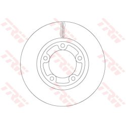 Brake Disc TRW DF6712 OE Ref 51712-4E000
