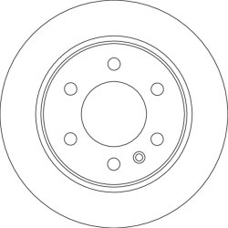 Brake Disc TRW DF6723S OE Ref 9104230300