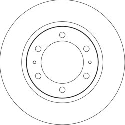 Brake Disc TRW DF6726S OE Ref 435120K090