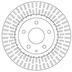 Brake Disc TRW DF6731 OE Ref B45G-33-251A