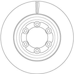 Brake Disc TRW DF6736S OE Ref 8979488071