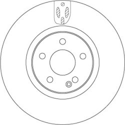 Brake Disc TRW DF6744S OE Ref A447421001207