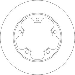 Brake Disc TRW DF6748 OE Ref 1815599