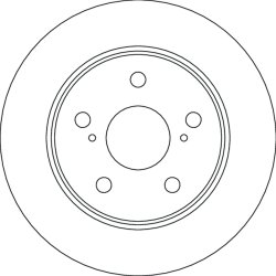 Brake Disc TRW DF6773 OE Ref T424310232