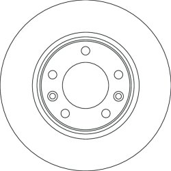 Brake Disc TRW DF6780 OE Ref 1609582880