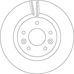 Brake Disc TRW DF6786 OE Ref 40206-4EA0A