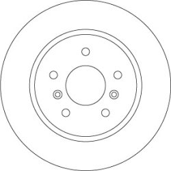 Brake Disc TRW DF6787 OE Ref 43206-4EA0A