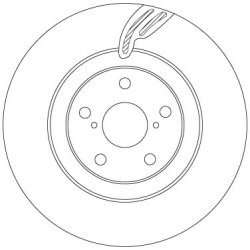 Brake Disc TRW DF6792S OE Ref 43512-30350