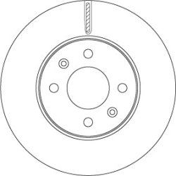 Brake Disc TRW DF6794 OE Ref 51712-C8000