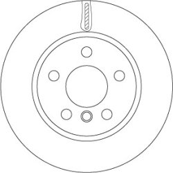 Brake Disc TRW DF6799 OE Ref 6 799 347
