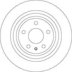 Brake Disc TRW DF6809 OE Ref 2016293