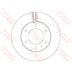 Brake Disc TRW DF6812S OE Ref 1742318