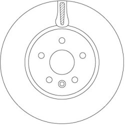 Brake Disc TRW DF6820 OE Ref 13597467