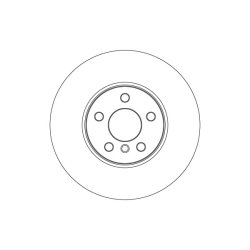 Brake Disc TRW DF6834S OE Ref 34106877212