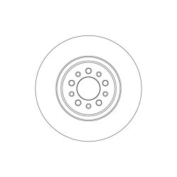 Brake Disc TRW DF6837S OE Ref 04779884AC