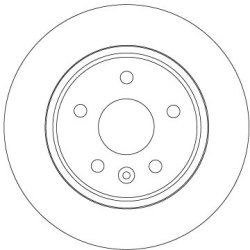 Brake Disc TRW DF6846 OE Ref 13509119