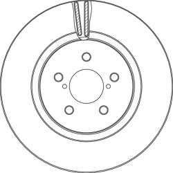 Brake Disc TRW DF6851 OE Ref 26300FL010