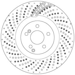 Brake Disc TRW DF6873S OE Ref 000 421 20 12