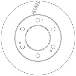 Brake Disc TRW DF6882 OE Ref 4144108130