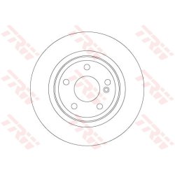 Brake Disc TRW DF6886 OE Ref 43206-5DA0A