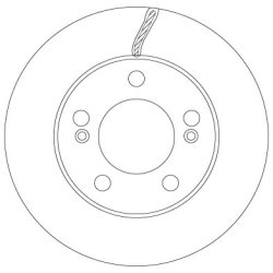 Brake Disc TRW DF6888 OE Ref 4144109111