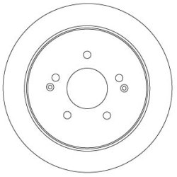 Brake Disc TRW DF6901 OE Ref 4840134101