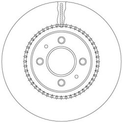 Brake Disc TRW DF6904 OE Ref 51712-1W050