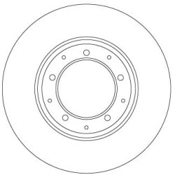 Brake Disc TRW DF6905 OE Ref SDB000330