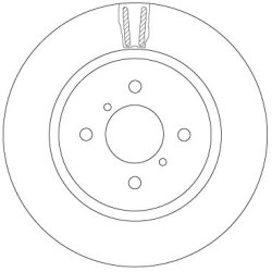Brake Disc TRW DF6912 OE Ref 55311-71L50
