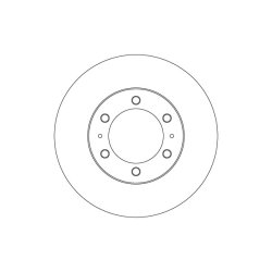 Brake Disc TRW DF6914S OE Ref 4351204050