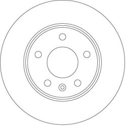 Brake Disc TRW DF6915 OE Ref 93188707