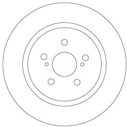 Brake Disc TRW DF6920 OE Ref 42431-52160