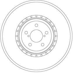 Brake Disc TRW DF6923S OE Ref 26300AG000