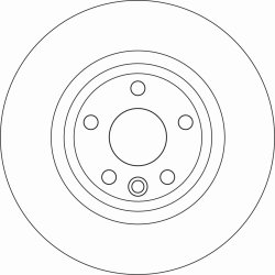Brake Disc TRW DF6947 OE Ref LR061388