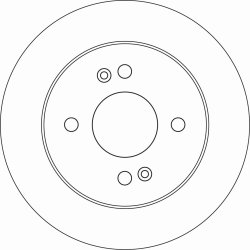 Brake Disc TRW DF6949 OE Ref 58411-B4300