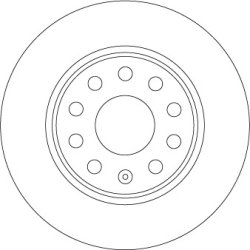 Brake Disc TRW DF6952 OE Ref 5Q0 615 601 B