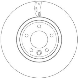 Brake Disc TRW DF6954S OE Ref LR081594